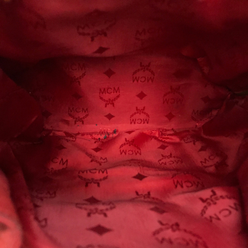 Mcm Town Backpack Backpack Backpack Backpack Red - image 5